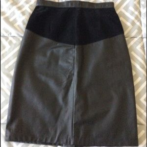 Black Leather skirt